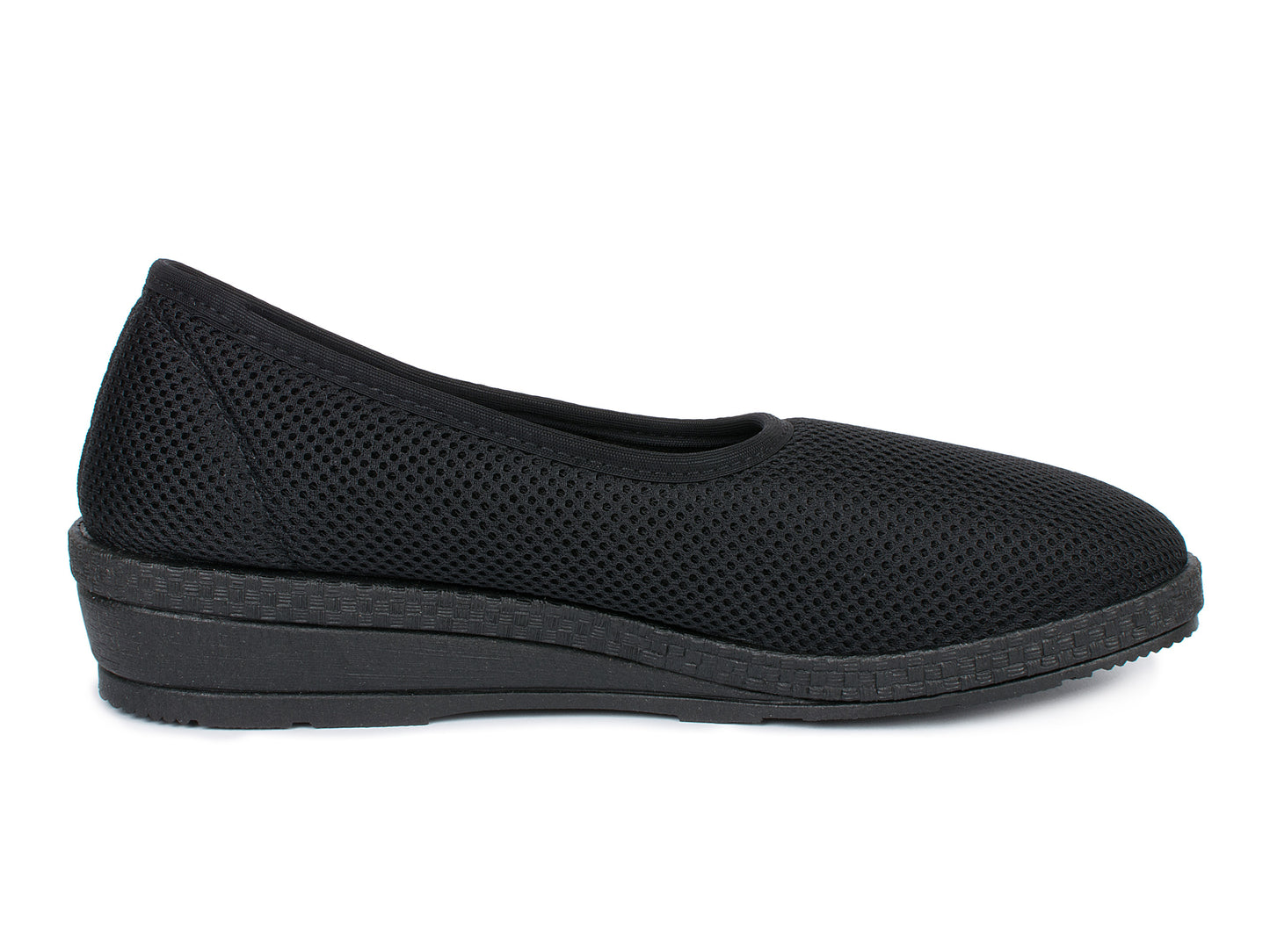 Aerosoft Damen Ballerina in Farbe schwarz von der Innenseite