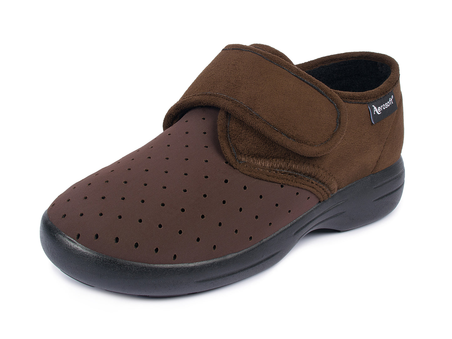 Aerosoft Klett-Hausschuh Stretch 10, für Damen und Herren