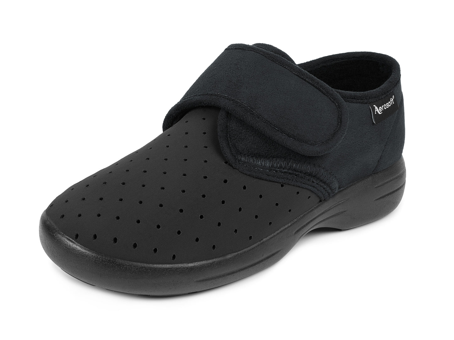Aerosoft Klett-Hausschuh Stretch 10, für Damen und Herren