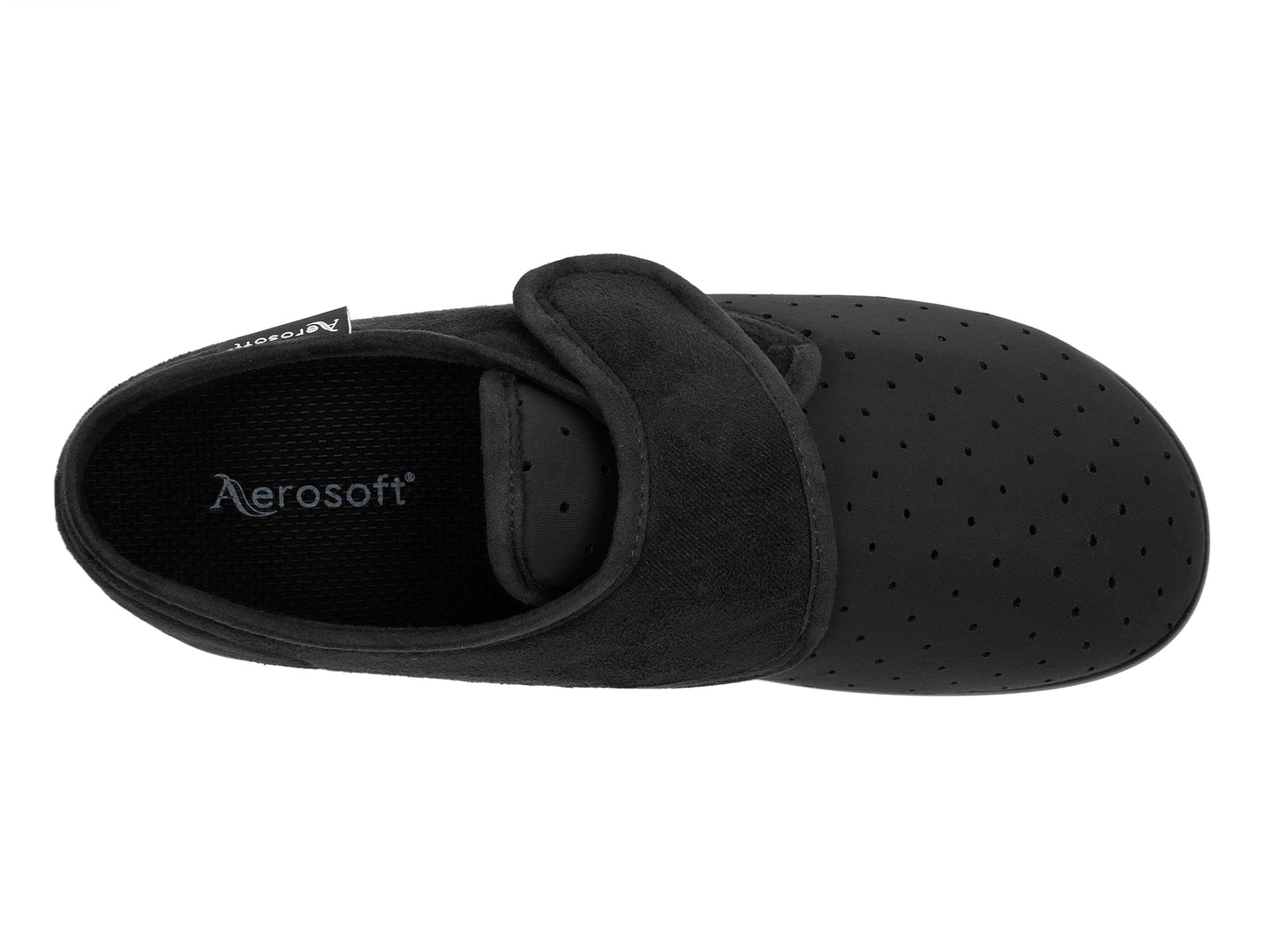 Aerosoft Klett-Hausschuh Stretch 10, für Damen und Herren