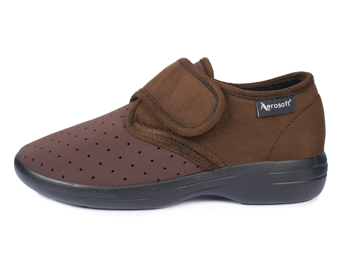 Aerosoft Klett-Hausschuh Stretch 10, für Damen und Herren