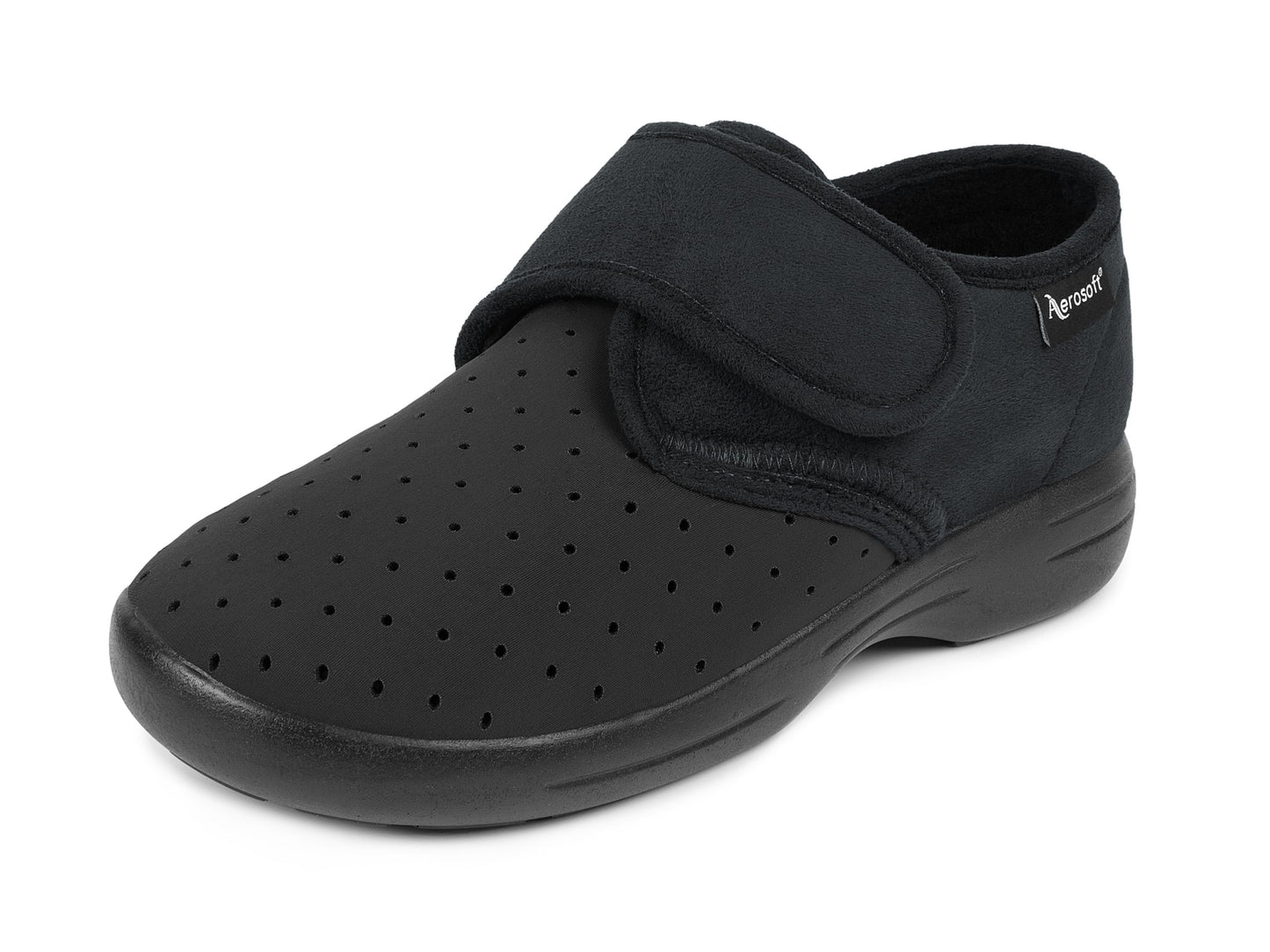 Aerosoft Klett-Hausschuh Stretch 10, für Damen und Herren