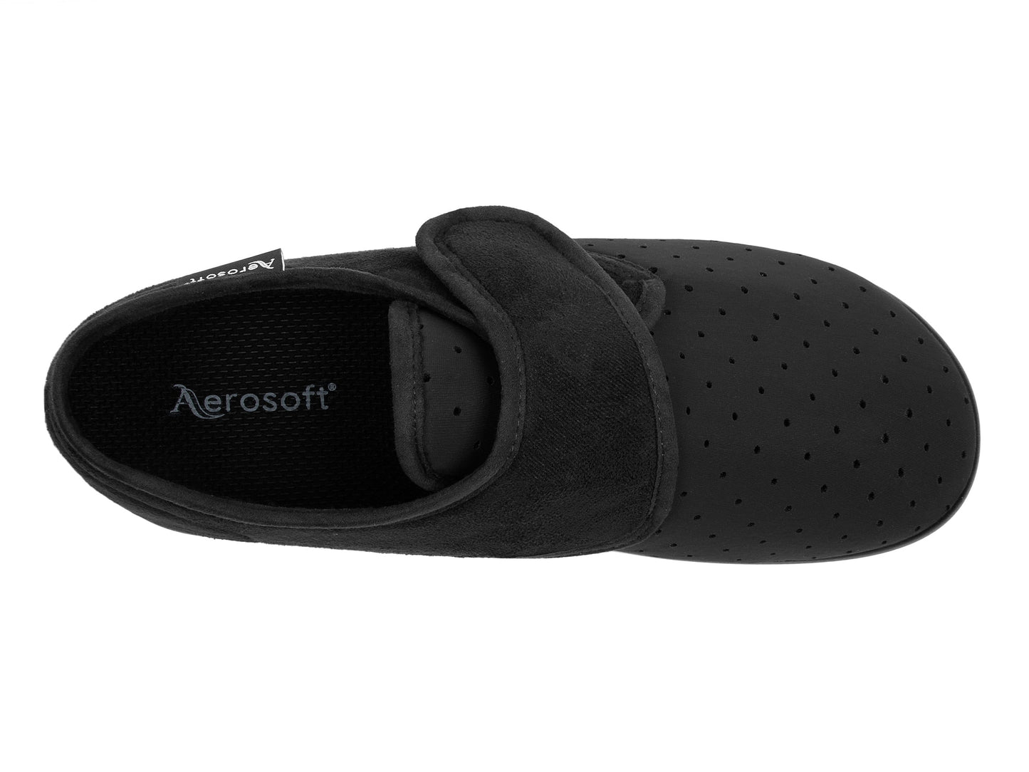 Aerosoft Klett-Hausschuh Stretch 10, für Damen und Herren
