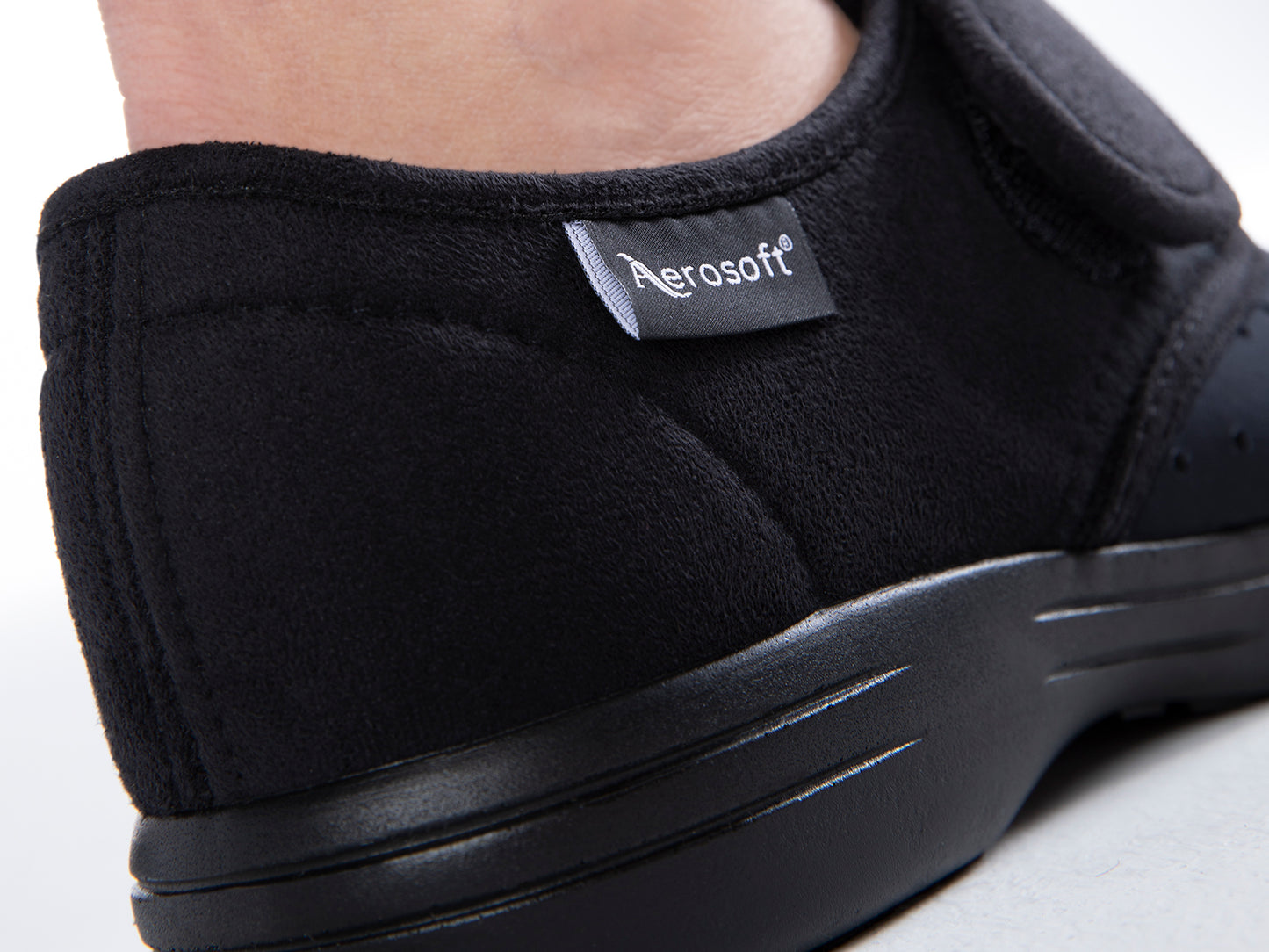 Aerosoft Klett-Hausschuh Stretch 10, für Damen und Herren