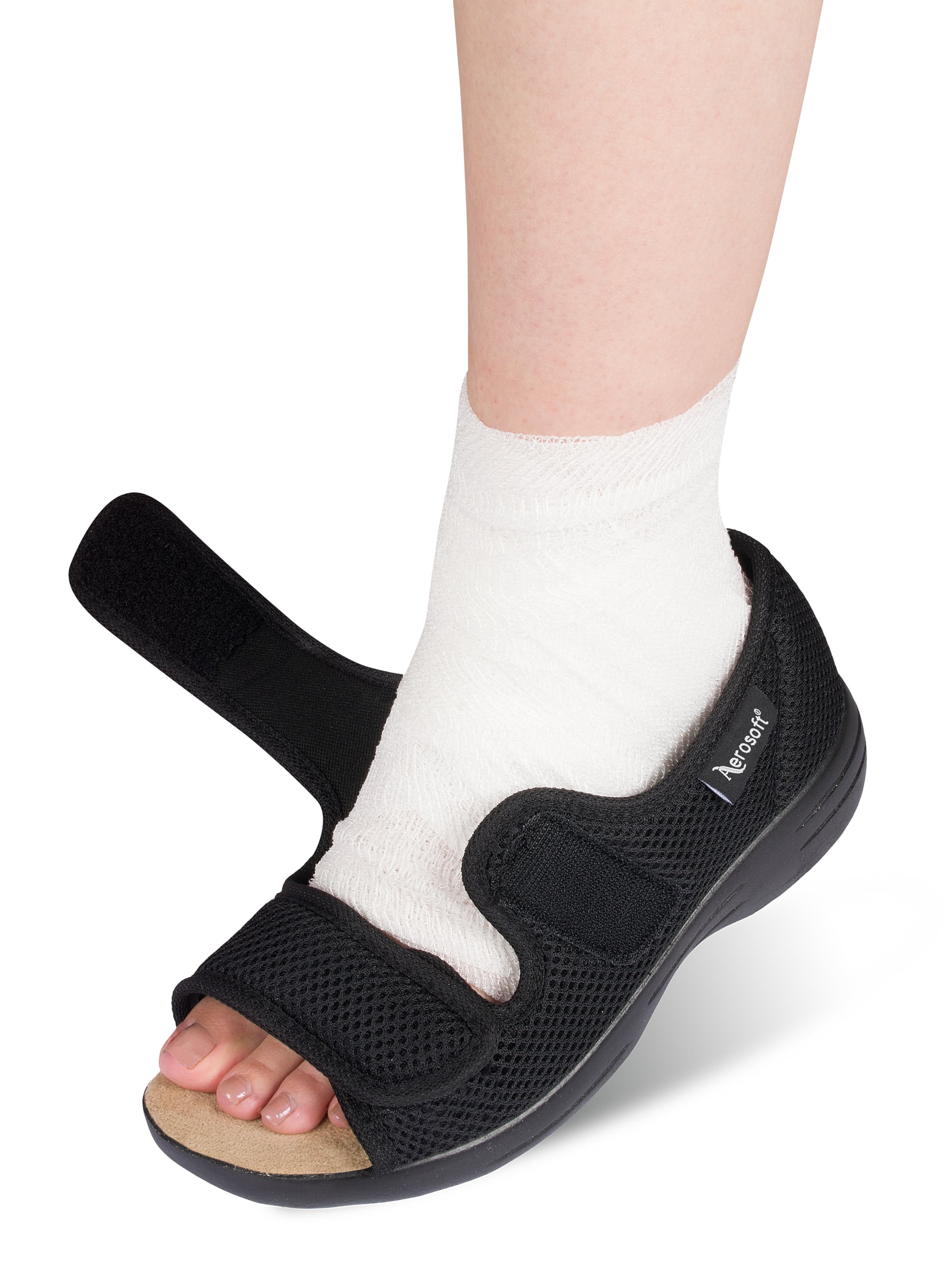 Chaussure Santé Hallux Valgus Sandales De Réha Aerosoft Stretch 14