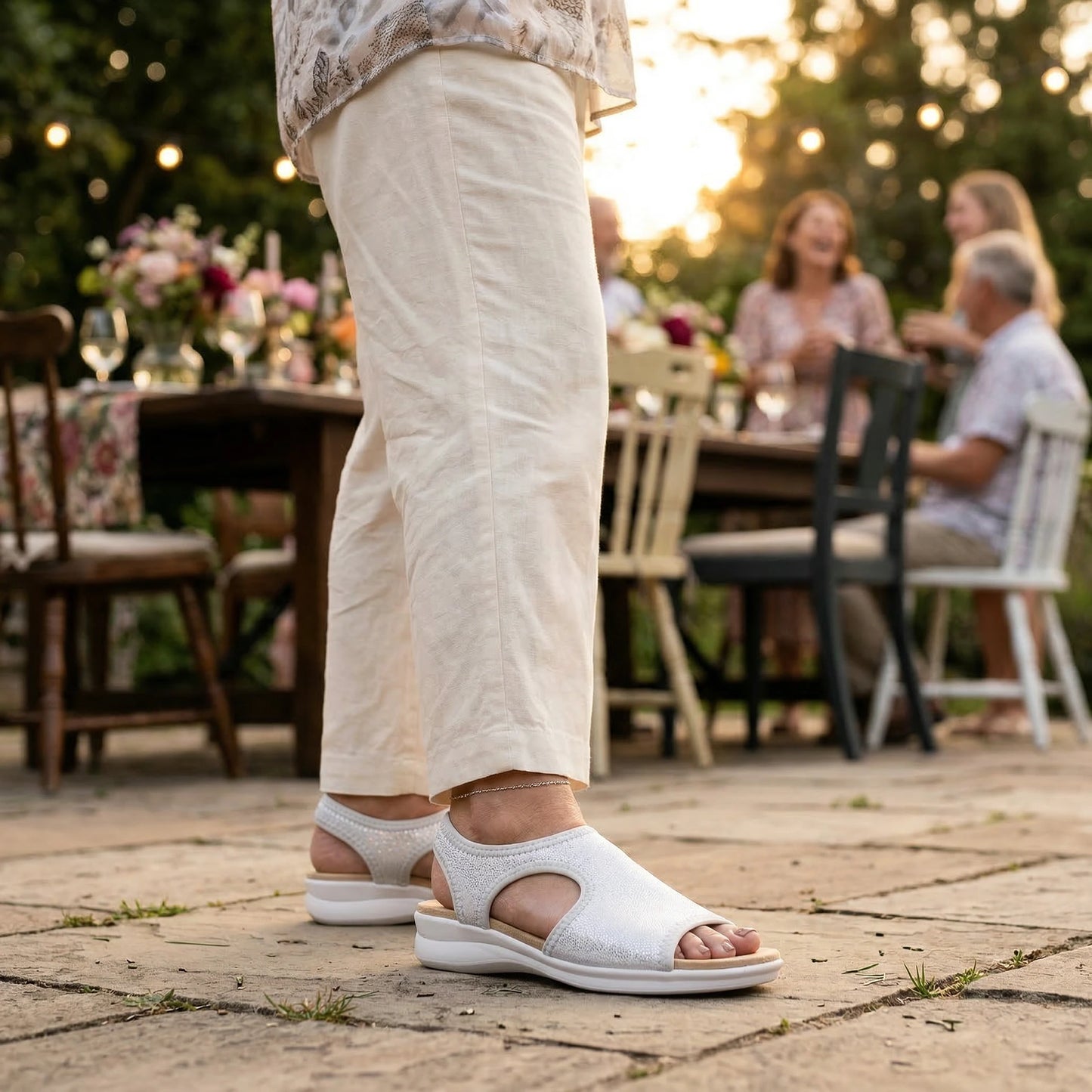 Aerosoft Damen Sandalette Stretch 05