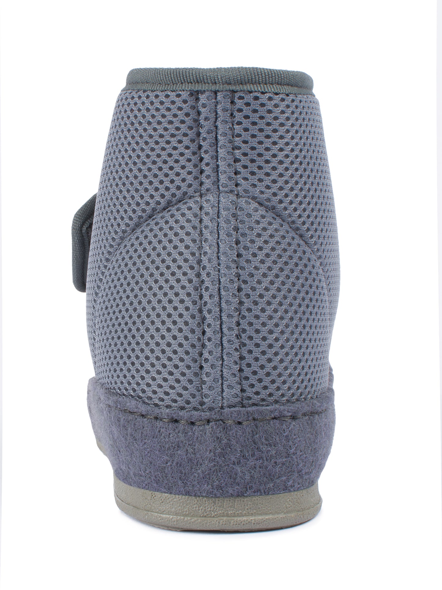 Rückansicht des Aerosoft Stiefels 6062 in Grau für sicheres Gehen