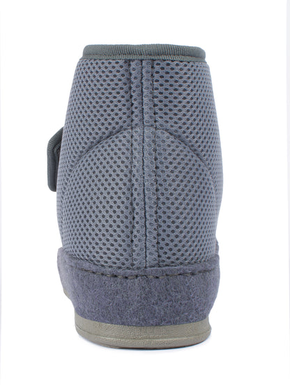 Rückansicht des Aerosoft Stiefels 6062 in Grau für sicheres Gehen
