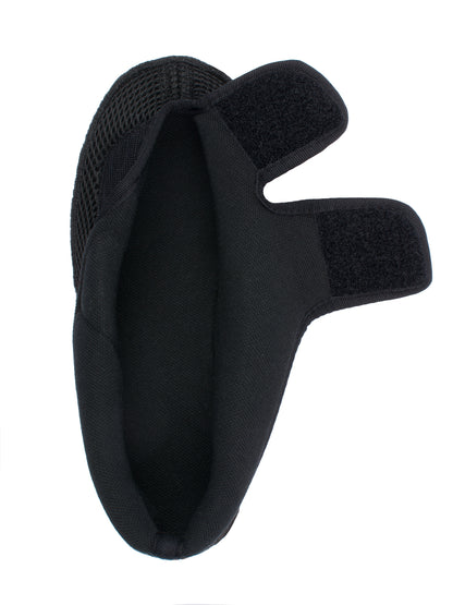 Innenansicht des schwarzen Aerosoft 6062 Reha-Schuhs mit weichem Innenmaterial