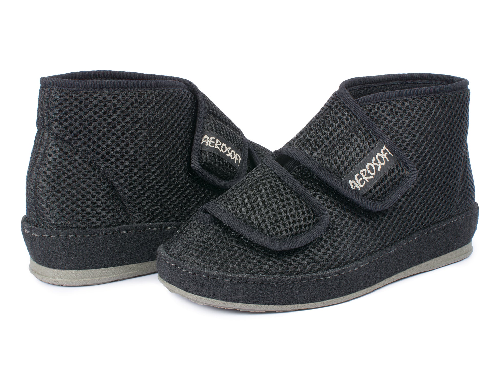 Paaransicht des Aerosoft Stiefels 6062 in Schwarz für Damen und Herren