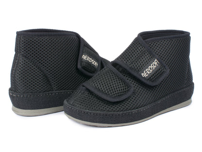 Paaransicht des Aerosoft Stiefels 6062 in Schwarz für Damen und Herren