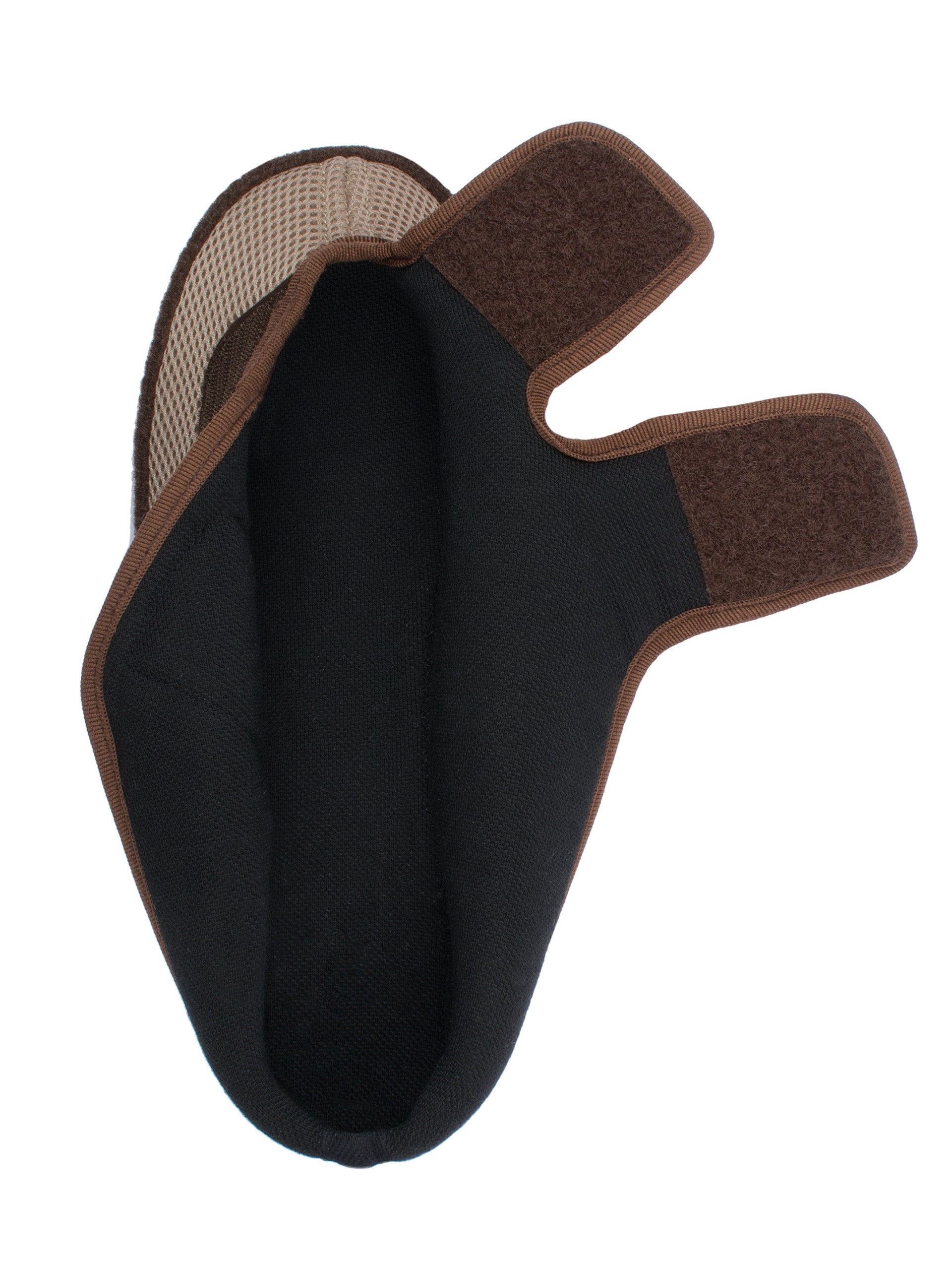 Innenansicht des Aerosoft 6062 Reha-Schuhs in Taupe mit softem Futter