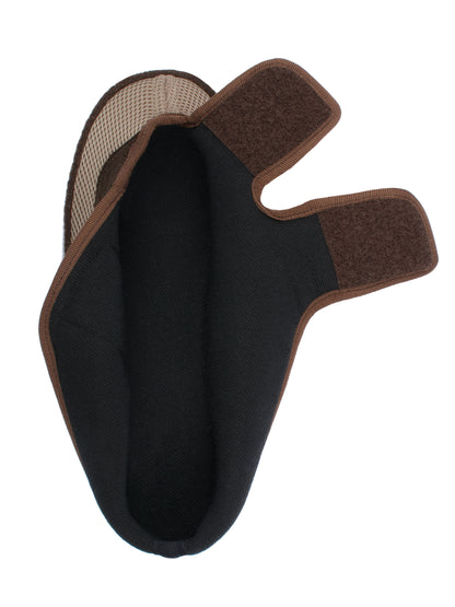 Innenansicht des Aerosoft 6062 Reha-Schuhs in Taupe mit softem Futter