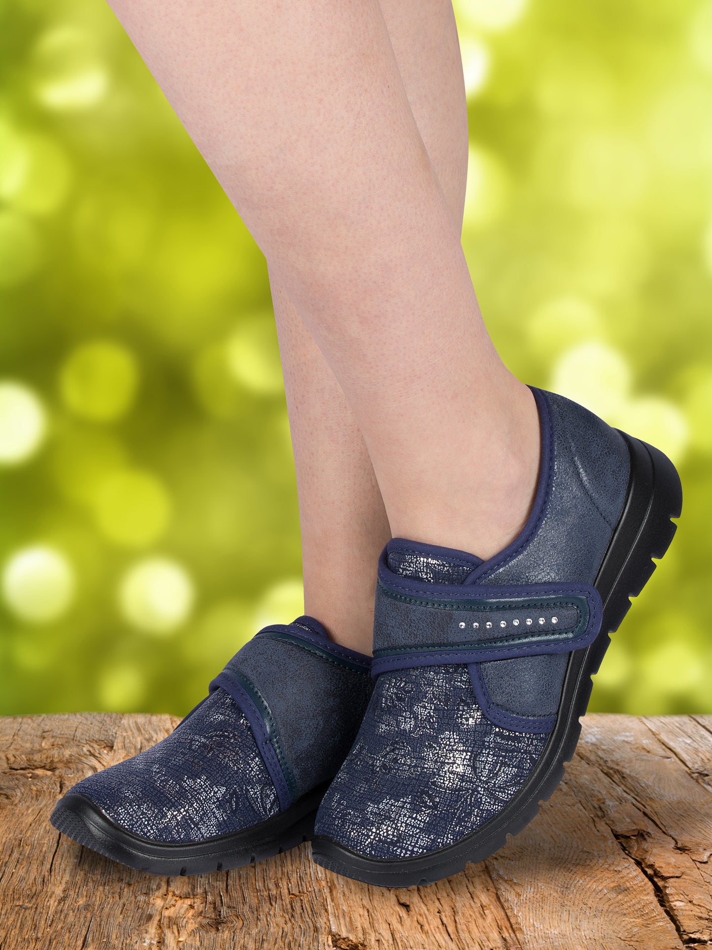 Aerosoft Damen Klett-Halbschuh Stretch 19