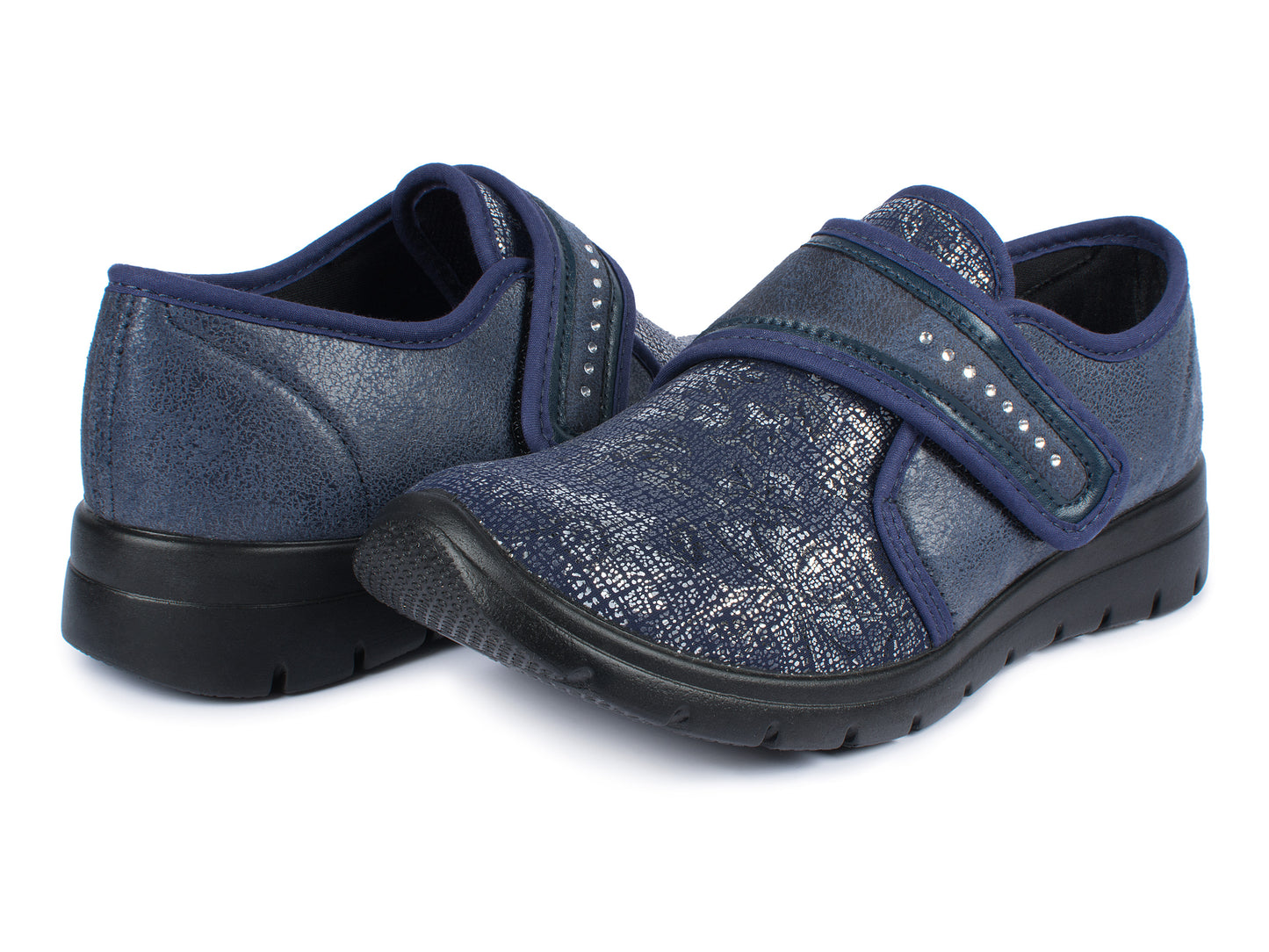 Aerosoft Damen Klett-Halbschuh Stretch 19