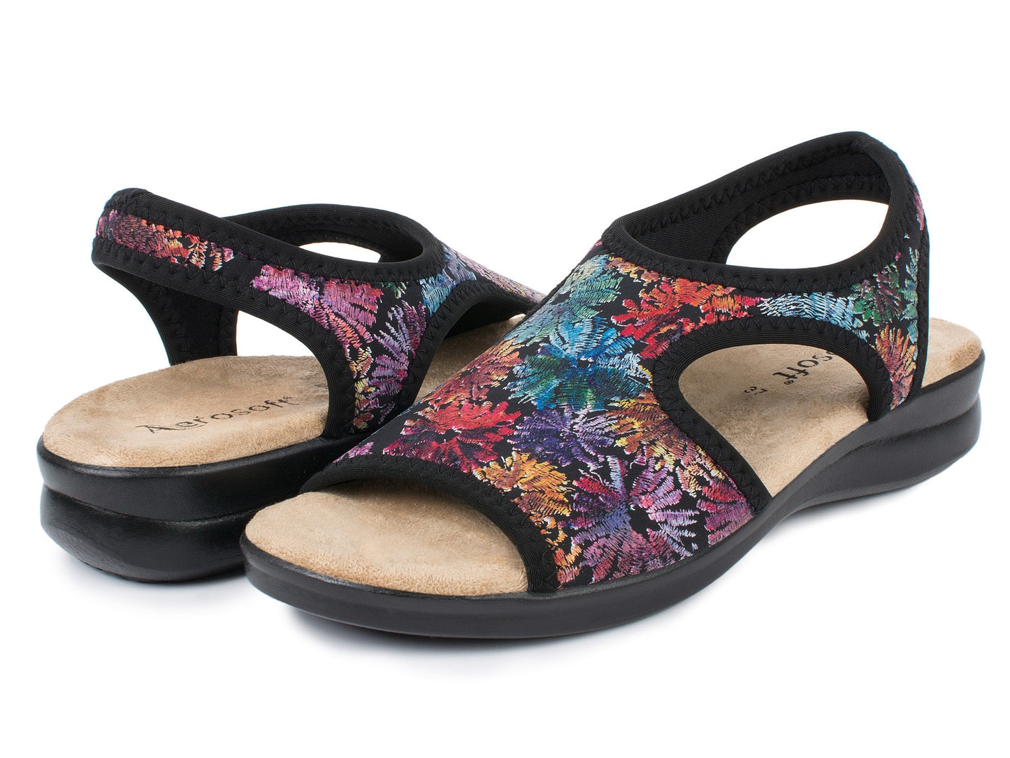 Aerosoft Damen Sandalette Stretch 05
