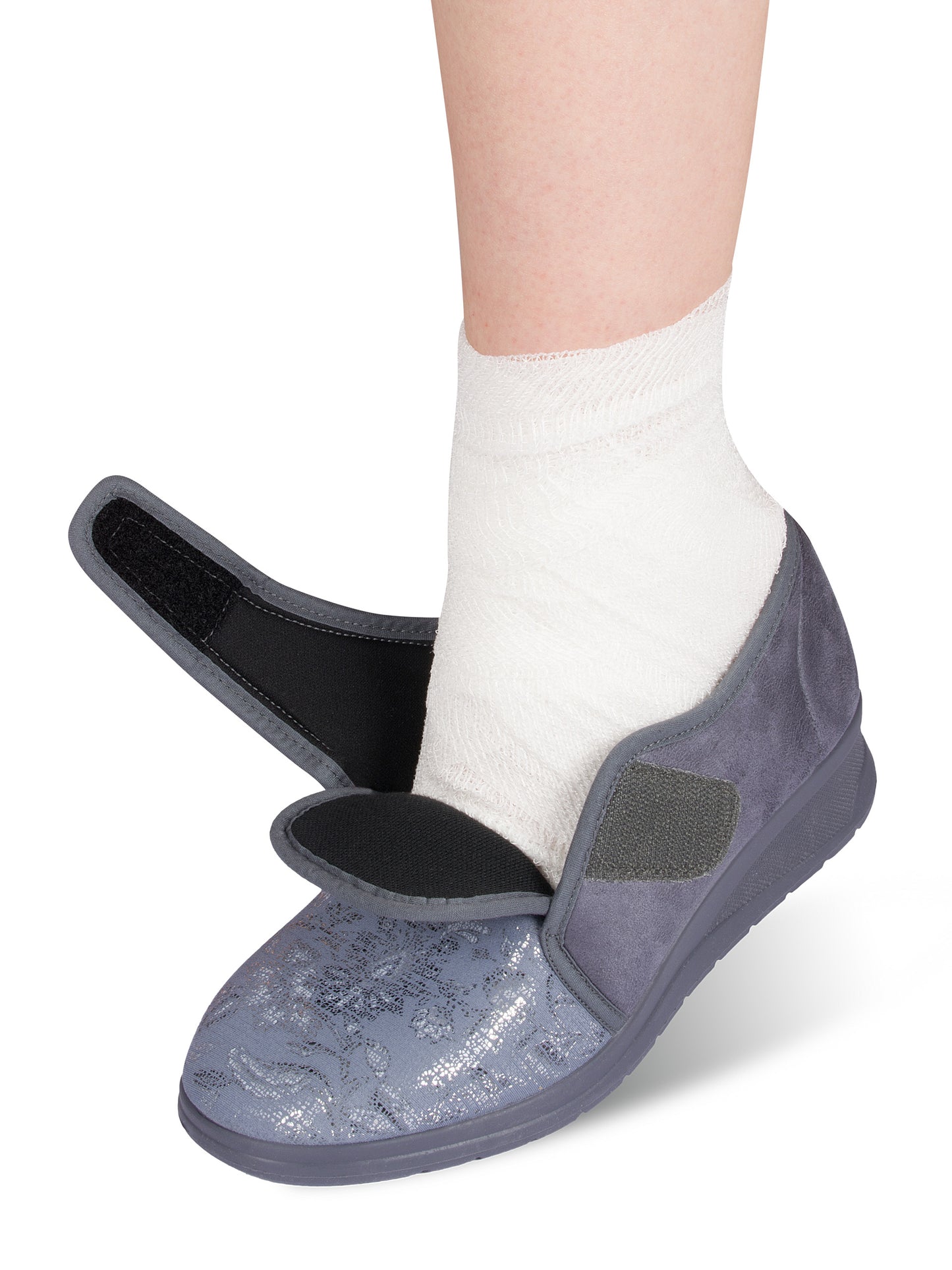 Aerosoft Damen Klett-Halbschuh Stretch 19