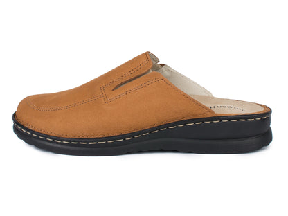 Jürgen Hirsch Herren Leder Clog Ergo 04