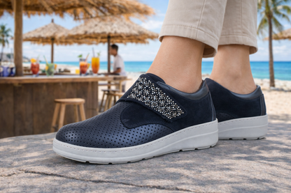 Jürgen Hirsch Damen Leder-Halbschuh Comfort 05