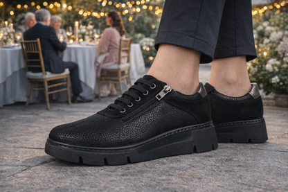Jürgen Hirsch Damen Leder-Sneaker Comfort 06